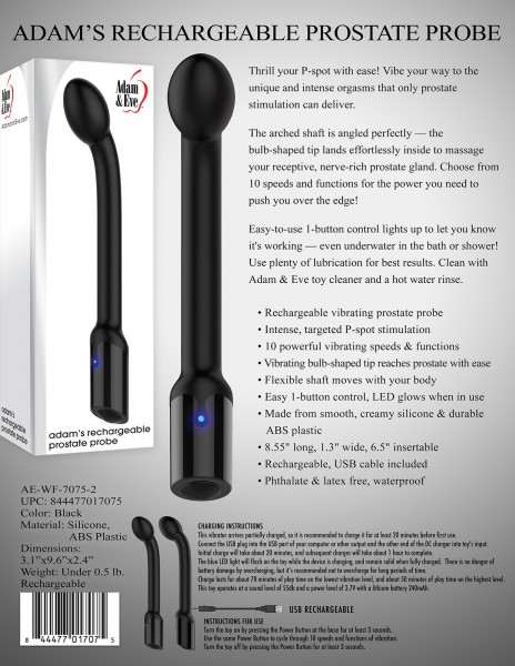 Adam's Vibrating Prostate Probe