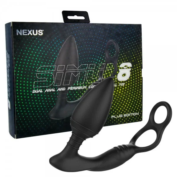 Nexus Simul8 Dual Butt Plug And Cock And Ball Toy