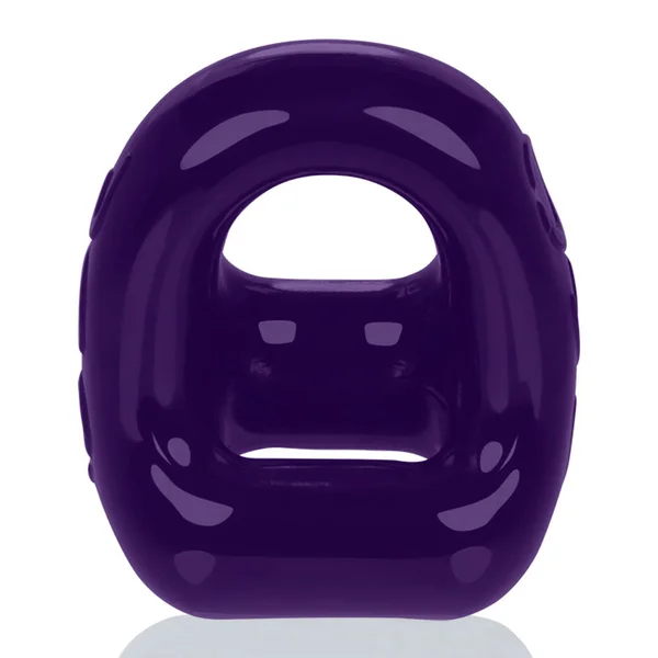 360 2- Way Cockring + Ballsling - Eggplant — image 5 of 7