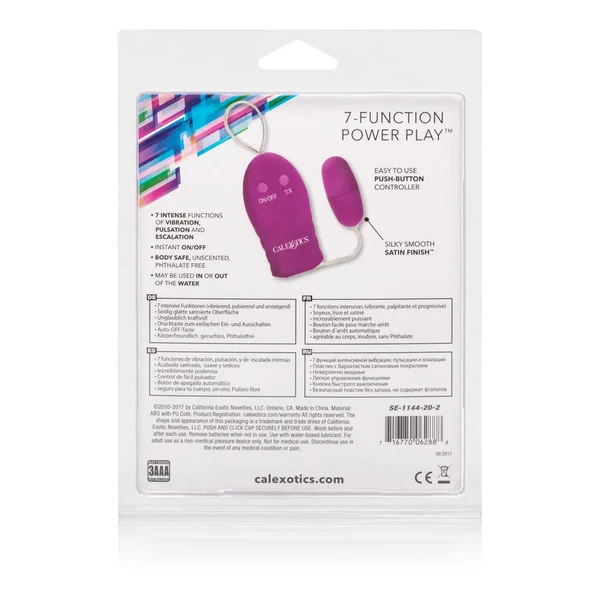 7-Function Power Play Bullet - Pink — image 7 of 9