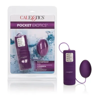 Waterproof Pocket Exotics Waterproof Egg Purple