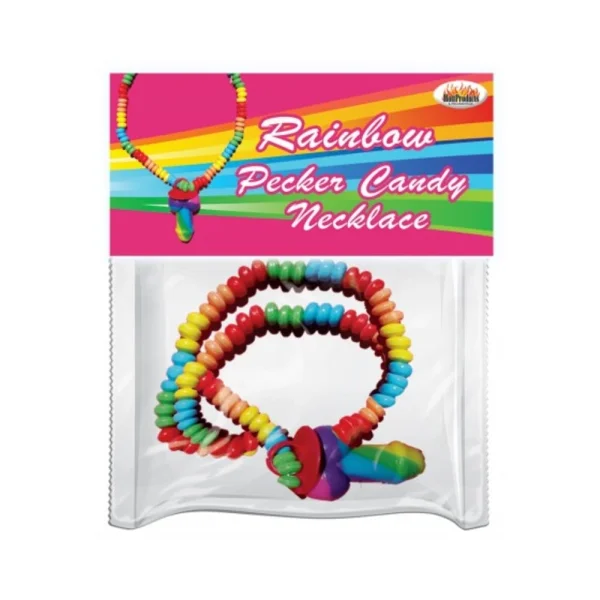 Rainbow Cock - Stretchy Candy Necklace