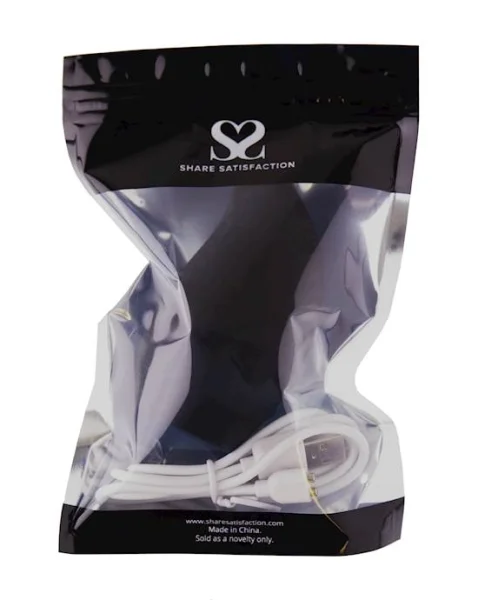 Share Satisfaction Suction Vibrator - Black - 3.2 Inch