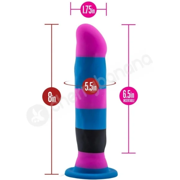 Avant D6 Electra Soft & Realistic Dildo With Suction Cup Base