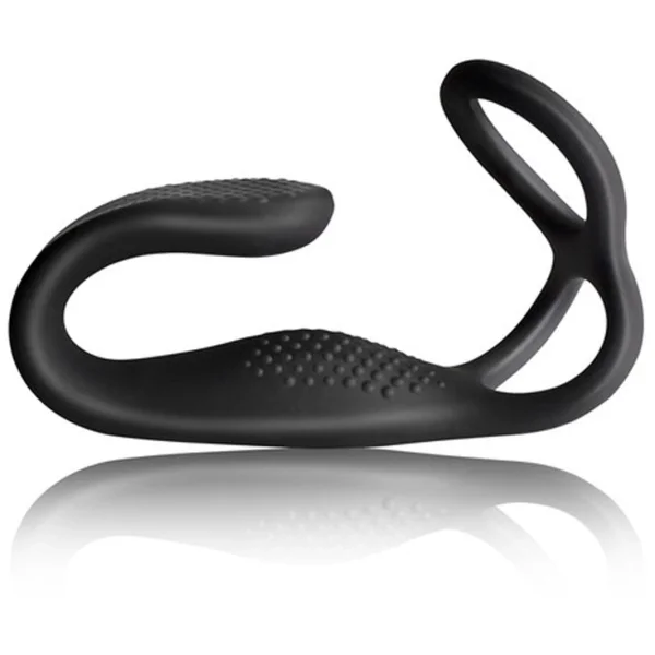 Rocks Off The-Vibe Cock and Ball Ring with Perineum Massager