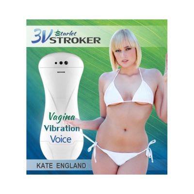 3v Talking And Vibrating Starlet Stroker Kate England