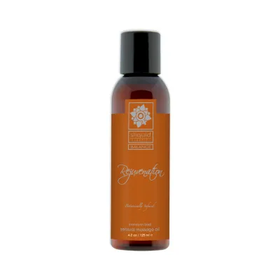 Sliquid Organics Balance Massage Oil Rejuvenation mandarin Basil 4 2oz