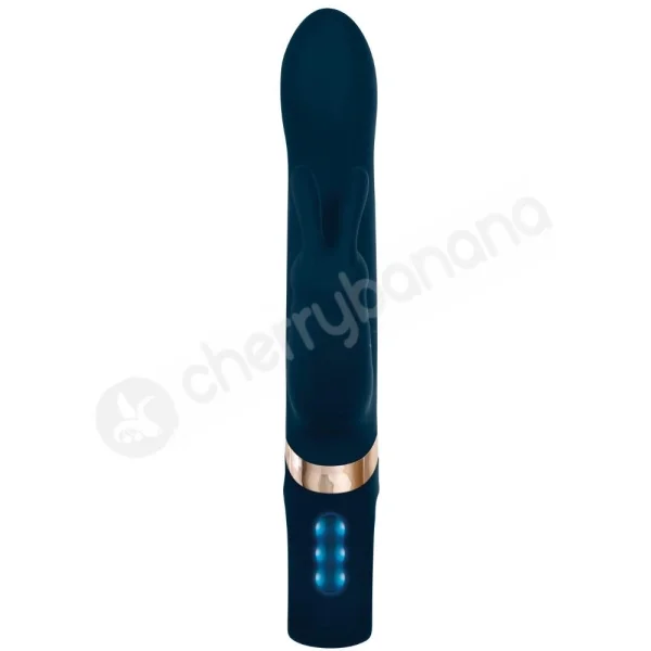 Adam & Eve Twirling Rabbit Blue Gyrating Dual Stimulation Vibrator
