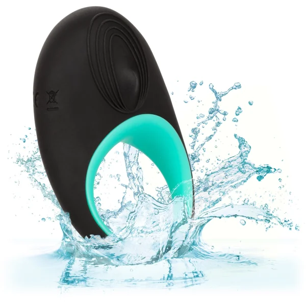 Link Up Pinnacle Silicone Rechargeable Rolling Pleasure Ball Cock Ring By CalExotics