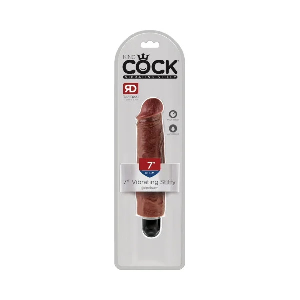 King Cock 7 inches Vibrating Stiffy — image 6 of 12