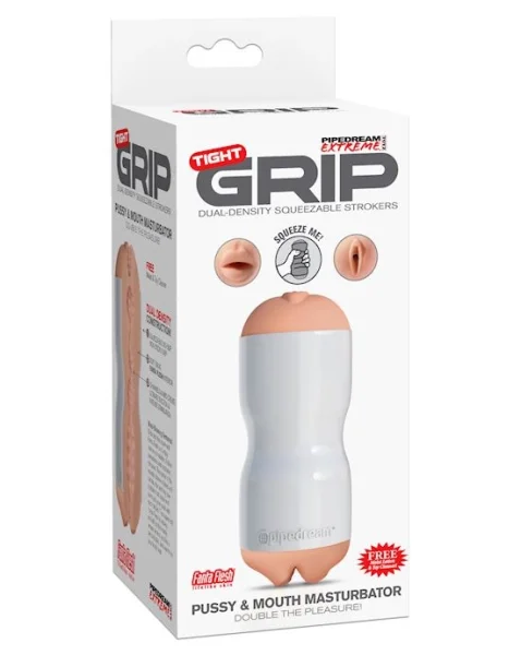 Pipedream Extreme Toyz Tight Grip Pussy & Mouth Masturbator