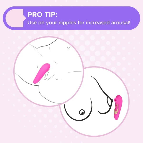 FREE Silicone Air Pulse Vibrator - Add to Your Bag!