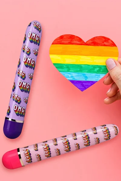 Blush Pride Vibe 7" Limited Edition Slim Classic Vibrator