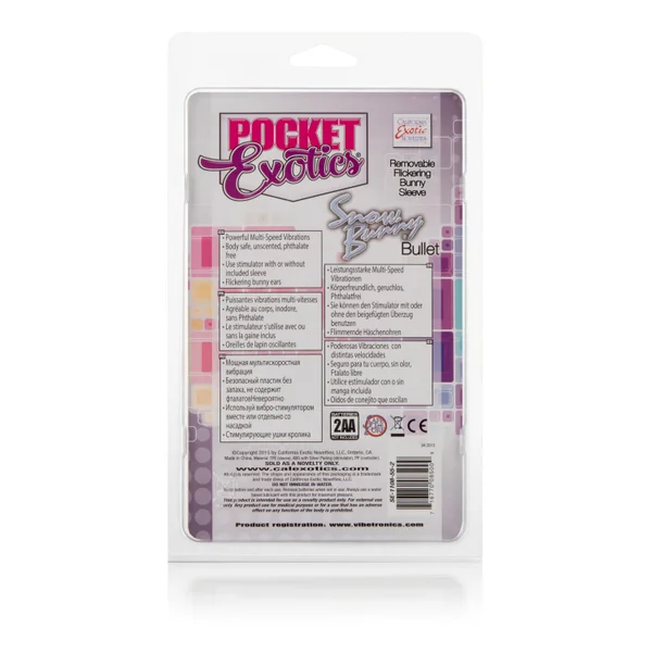 Pocket Exotics Snow Bunny Bullet - Clear — image 14 of 14