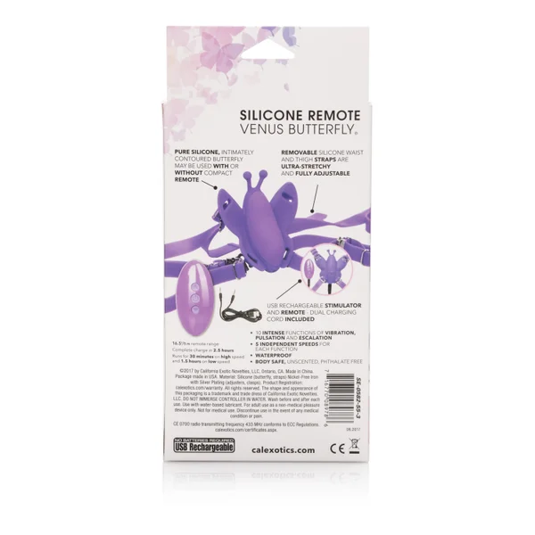 Venus Butterfly Silicone Remote Wireless Micro  Butterfly — image 13 of 16