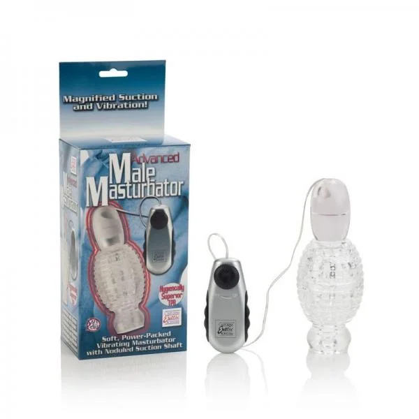 Advanced Male Masturbator Vibrating Clear