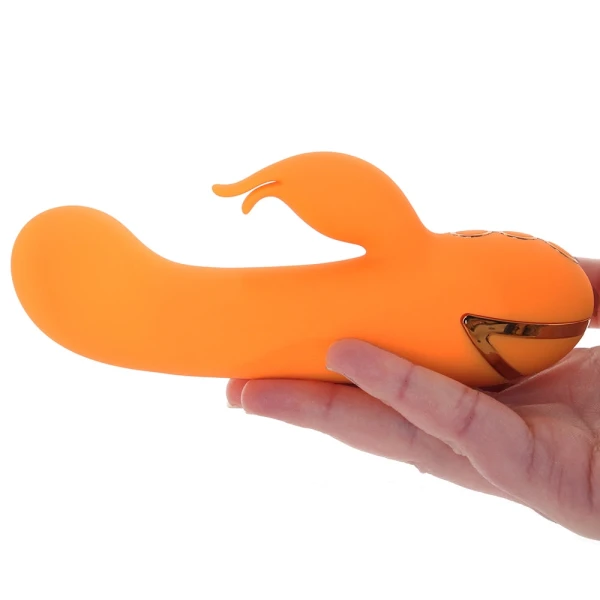 California Dreaming Montecito Muse Dual Stimulation Vibrator With Inflating Head By CalExotics