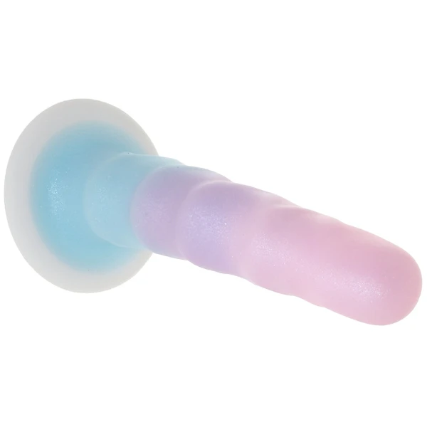 Cotton Candy Sweet Tooth 7" Silicone Suction Cup Dildo