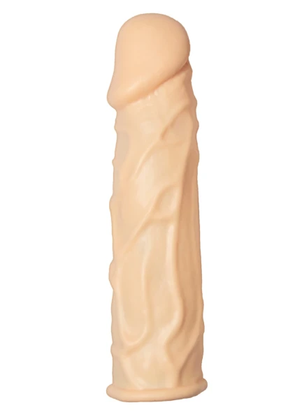 The Great Extender 1st Vibrating Penis Sleeve 6.5&quot; - White
