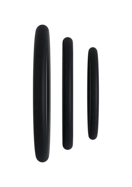 Doc Johnson Optimale 3 C-Ring Set Thin - Black