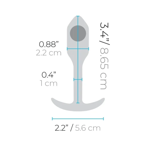 b-Vibe Snug Plug 1 Violet