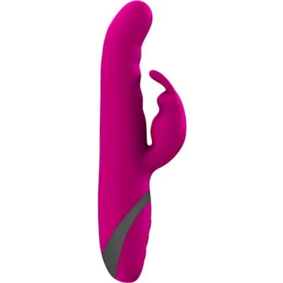 The Cha cha Rabbit Vibrator Pink 9 2 Inch