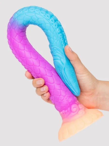 Fantasy Makara Glow-In-The-Dark Scaly Dragon Dildo 18 Inch