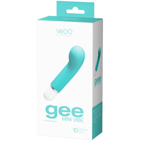 VeDO 'Gee' Mini G-Spot Rechargeable Waterproof Vibrator - Turquoise
