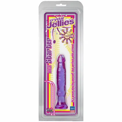 Crystal Jellies 6 inch Anal Starter Purple