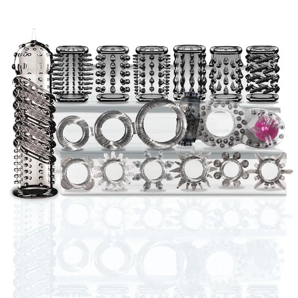 The 9's Try-Curious Cock Ring and Sleeve Set — image 5 of 6