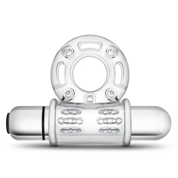 Stay Hard 10 Function Vibrating Bull Ring - Clear — image 6 of 8