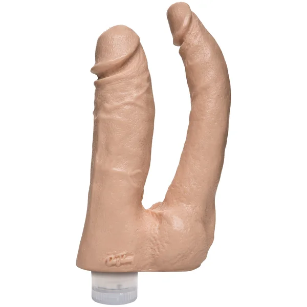 The Naturals Vibro Double Penetrator Twist Bottom - White — image 11 of 12