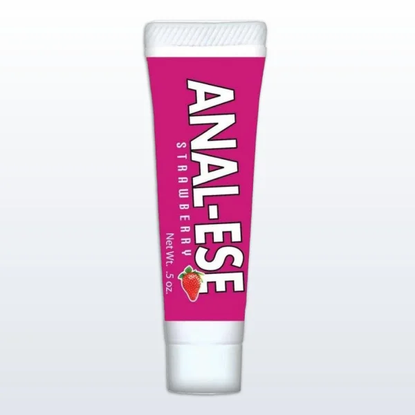 Anal-Ese Strawberry Numbing Anal Lubricant | 0.5 Oz (15ml)