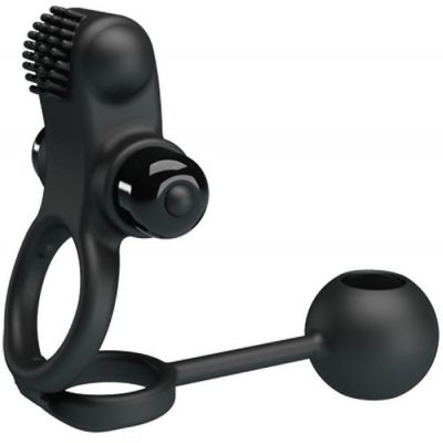Vibrating Penis Sleeve IV Black