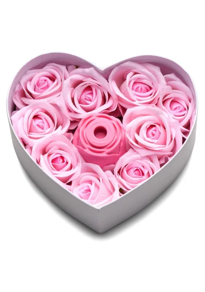Bloomgasm The Rose Pressure Wave Stimulator Lover's Gift Box - Red