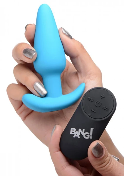 Remote Control 21X Vibrating Silicone Butt Plug — image 4 of 24