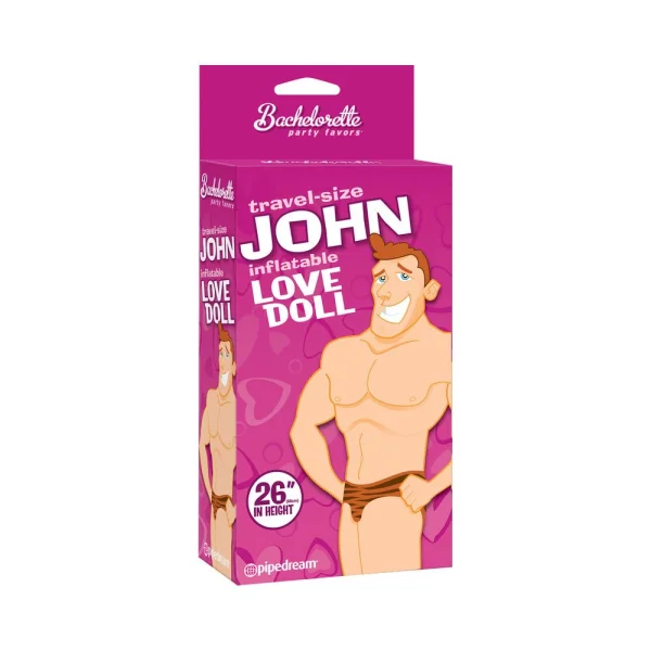 Bachelorette Party Favors Travel Size John Blow Up Doll — image 9 of 9
