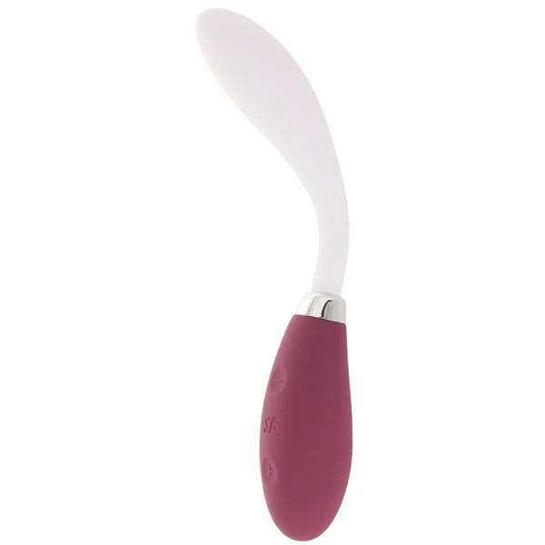Satisfyer G-Spot Flex 3 Silicone Rechargeable Waterproof 12-Function G-Spot Vibrator - Red