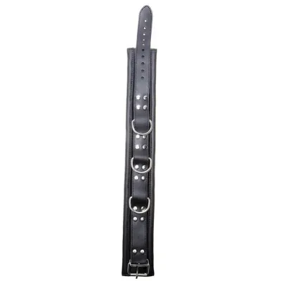 Triple X Heavy Duty Leather Collar Black One Size