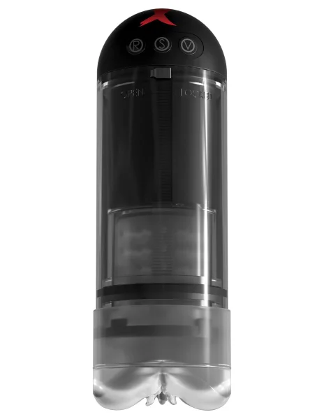 Penis Enlarging Extender Pump with Sucking and Vibrating Pussy!