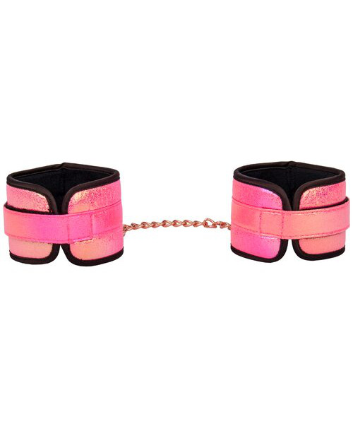 Bondara Pink Kink Rose Gold Soft Velcro 8 Piece Bondage Set — image 6 of 9