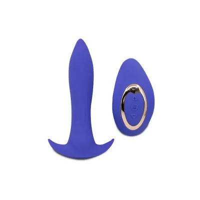 Nu Sensuelle Power Plug 20 Function Remote Control Butt Plug Violet 5 Inch