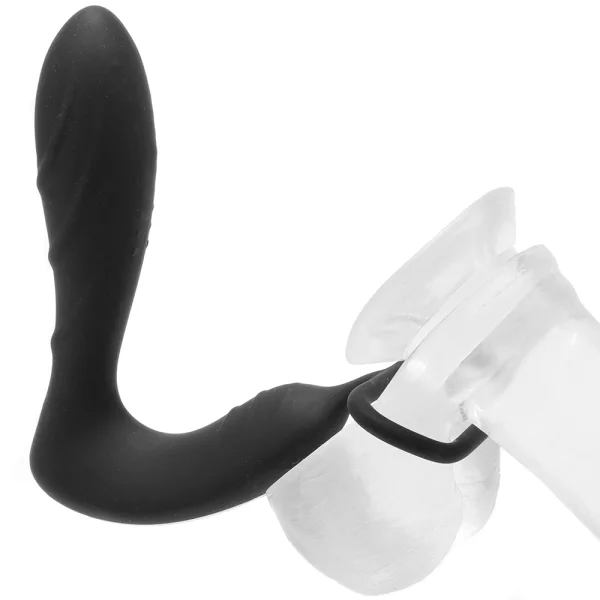 Ouch E Stimulation And Vibration Butt Plug And Cock Ring — image 8 of 8
