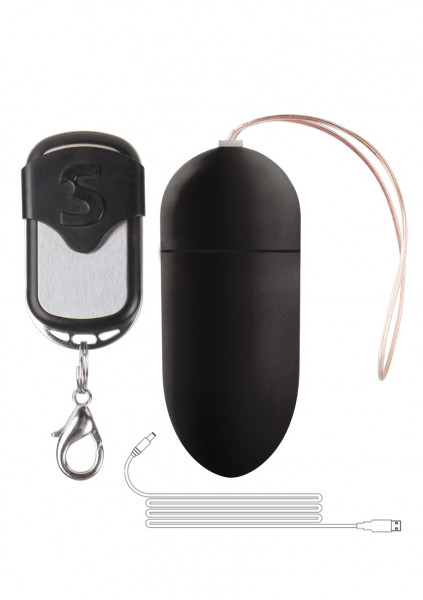 Rechargeable Vibrating Egg - Black - What Are Vibrating Love Eggs