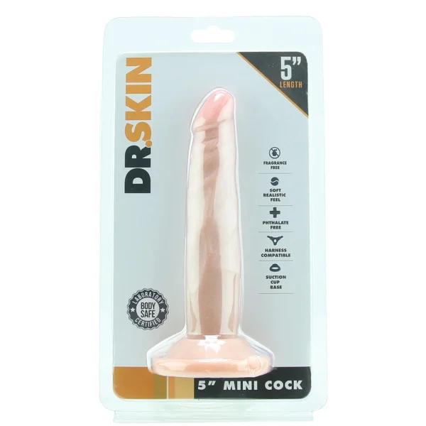 Dr. Skin - 5 Inch Mini Cock - Vanilla