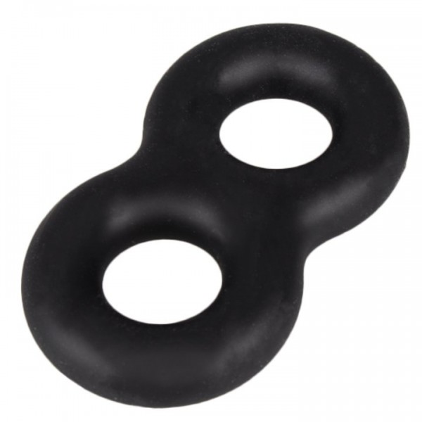 Bondara Figure of Eight Silicone Double Cock Ring