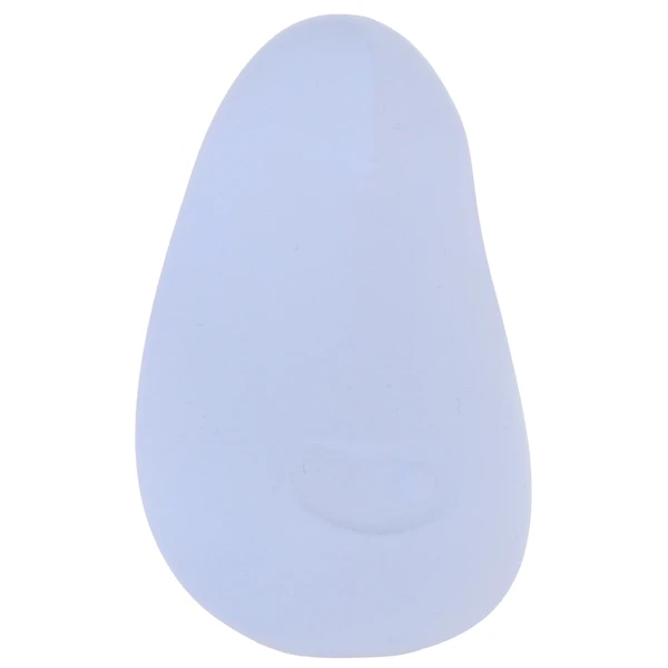 POM Silicone Rechargeable Flexible Waterproof Vibrator by Dame - Ice