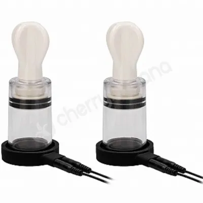 Electro Shock Nipple Twisters Transparent Nipple Suckers With E Stim