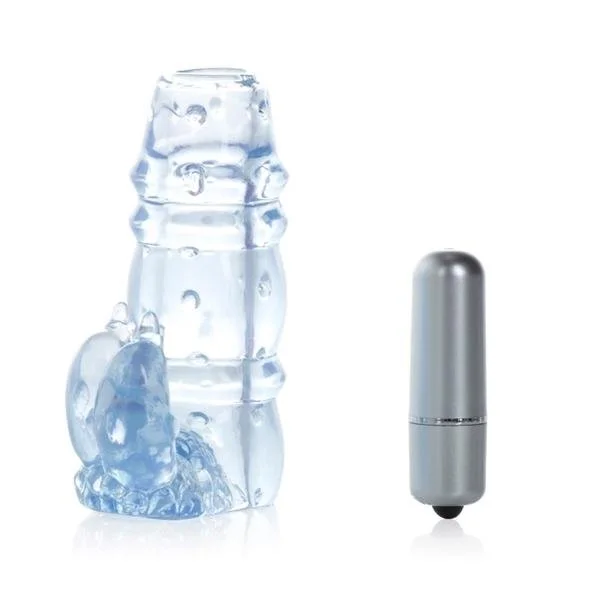 3 Way Double Dolphin Blue Waterproof Vibrator — image 8 of 8