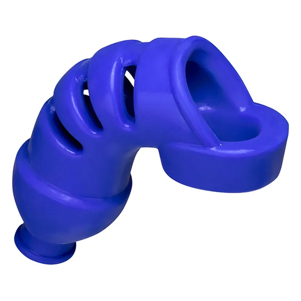 Hunkyjunk Lockdown Chasity Packer - Cobalt — image 7 of 9